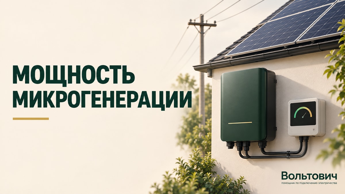 Домашняя солнечная станция с панелями, сетевым инвертором и прибором ограничения выдачи мощности в электросеть