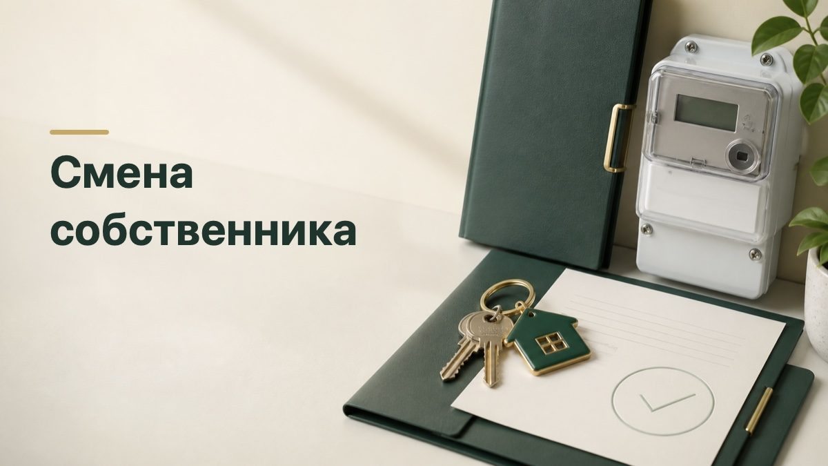 Ключи от дома, документ о праве и электросчётчик при смене собственника